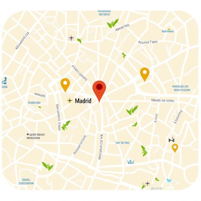Mapa de ubicación en Madrid